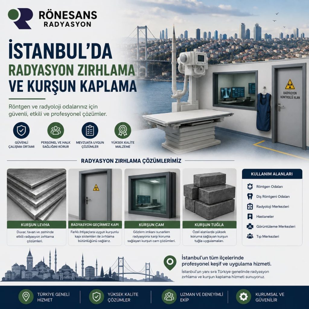 İstanbul Radyasyon Zırhlama ve Kurşun Kaplama Rönesans Radyasyon